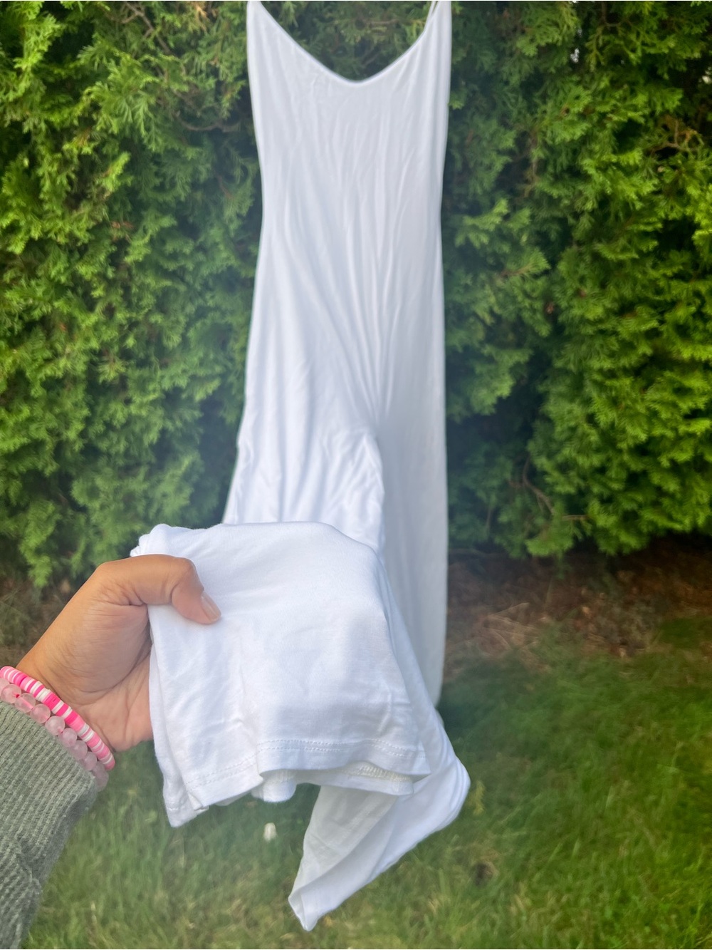 naked wardrobe White Jumpsuit - Picture 2 of 8
